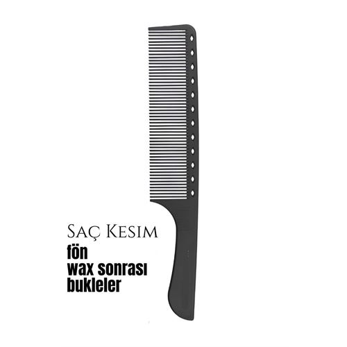 Transformacion Berber Kuaför Saç Kesim Bukleli Saç Fön Wax Sonrası Tarak 720627