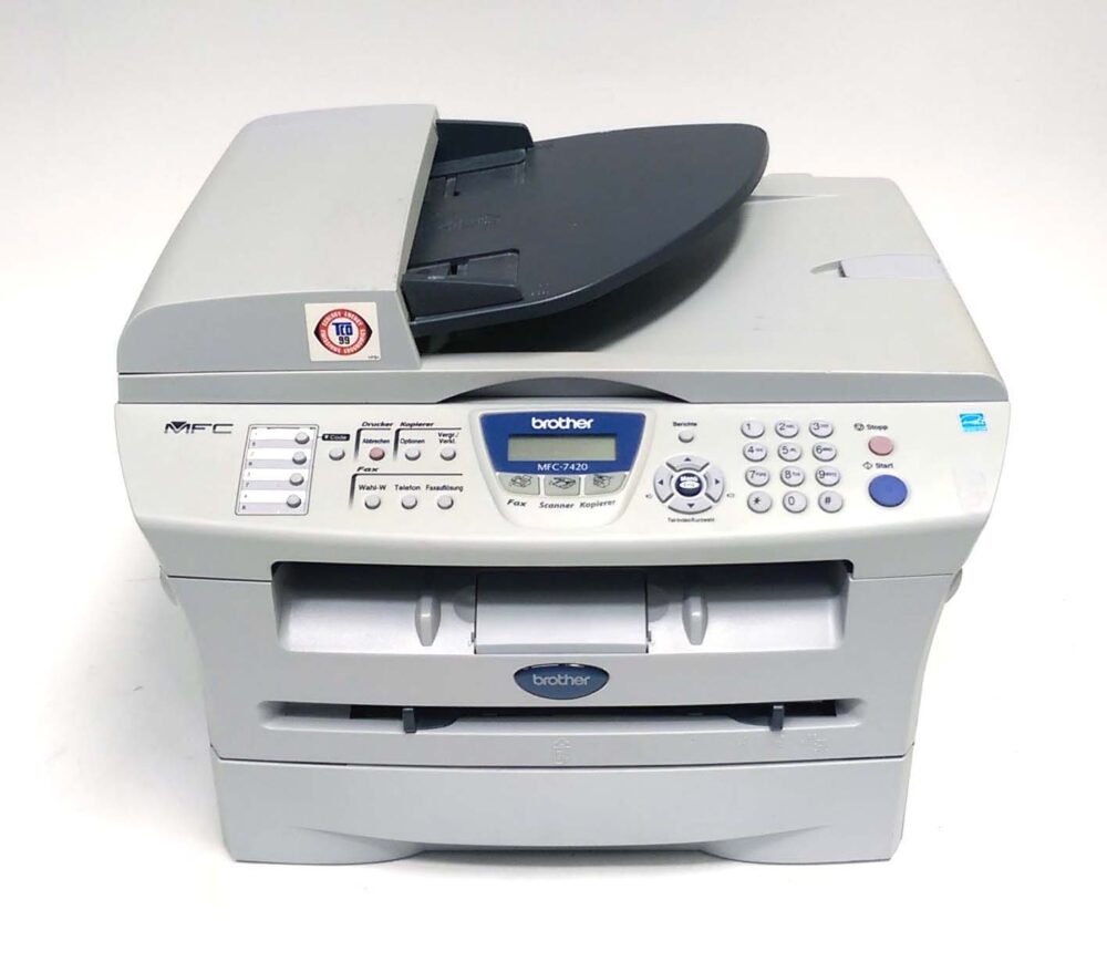 brother mfc-7420 fax tarayıcı fotokopi yazıcı ikinci el