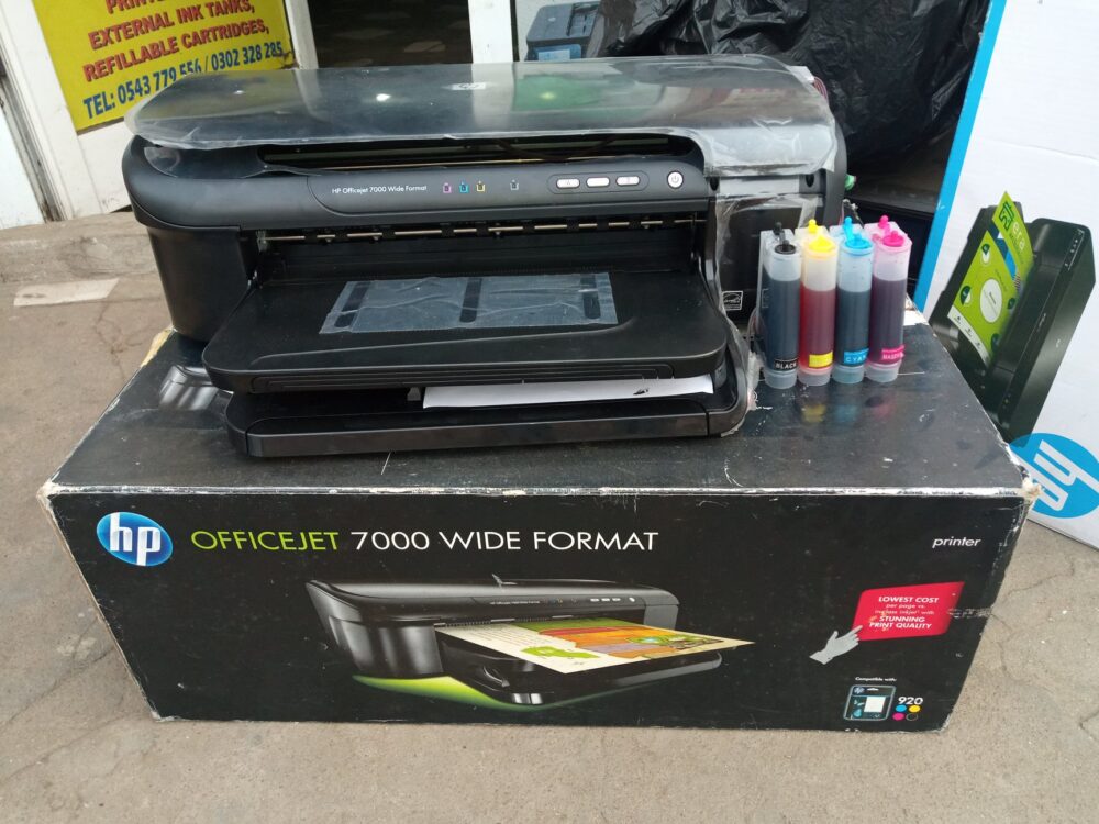 ikinci el hp officejet 7000 a3 yazıcı renkli tanklı 3000 sayfa